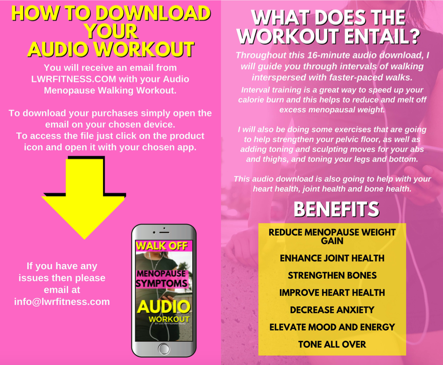 Walk off Menopause Symptoms